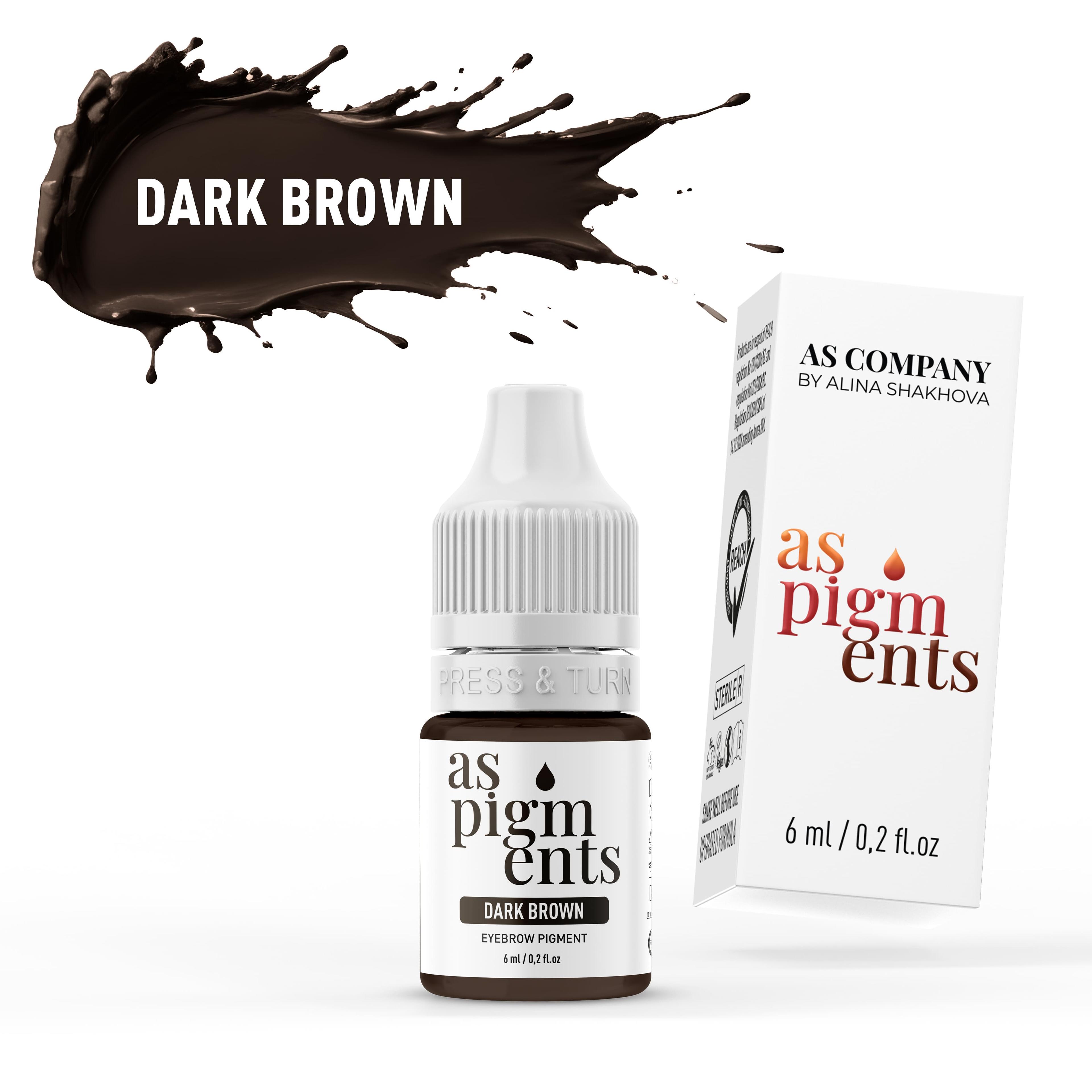 DARK BROWN, 6 ml (AS PIGMENTS)